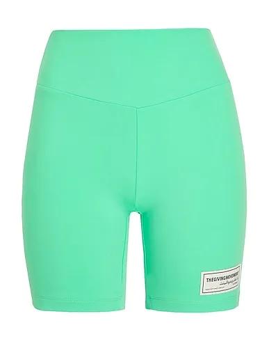 Green Synthetic fabric Leggings