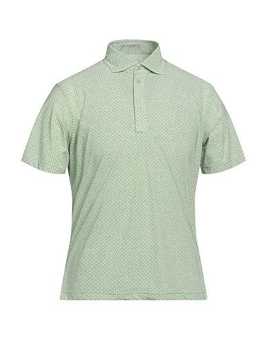 Green Synthetic fabric Polo shirt
