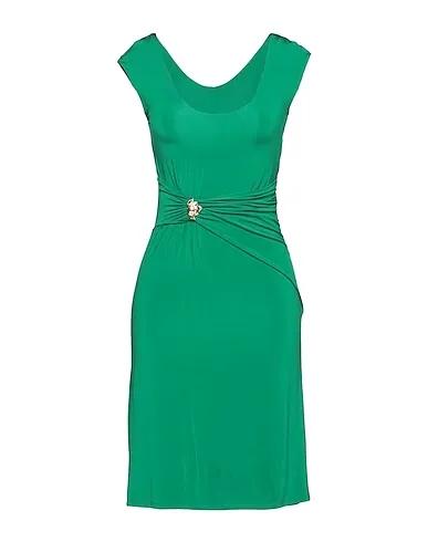 Green Synthetic fabric Short dress