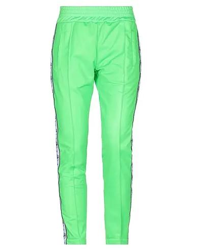 Green Techno fabric Casual pants
