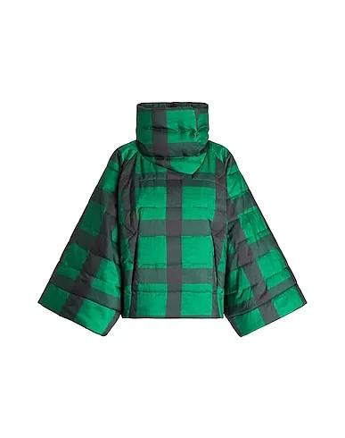 Green Techno fabric Shell  jacket