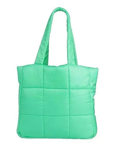 Green Techno fabric Shoulder bag