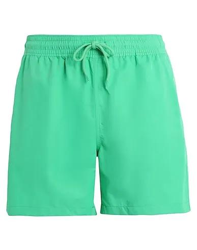 Green Techno fabric Swim shorts CLASSIC SWIM SHORTS
