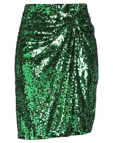 Green Tulle Midi skirt