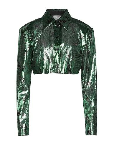Green Tulle Patterned shirts & blouses
