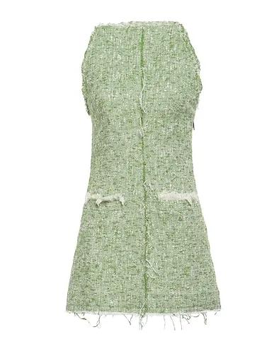 Green Tweed Long dress
