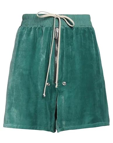 Green Velvet Shorts & Bermuda