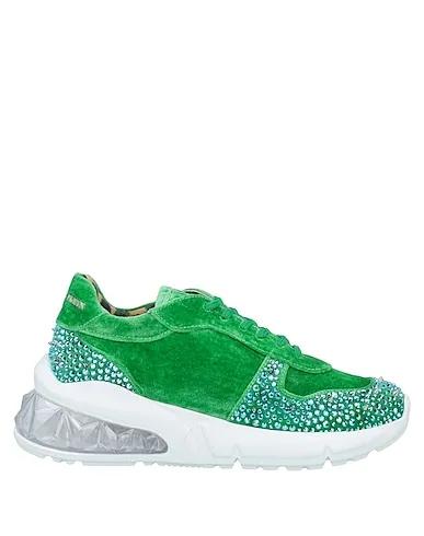Green Velvet Sneakers