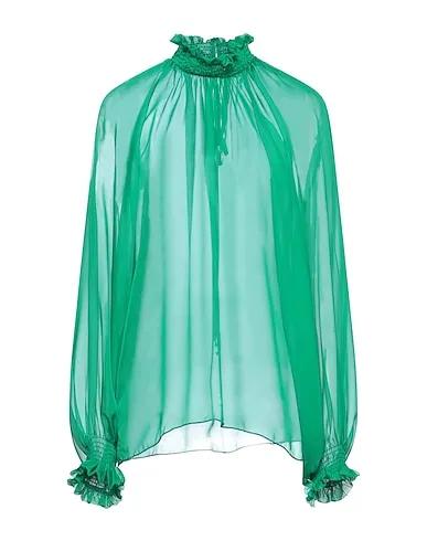 Green Voile Blouse