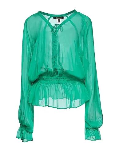 Green Voile Blouse
