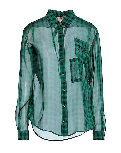 Green Voile Silk shirts & blouses