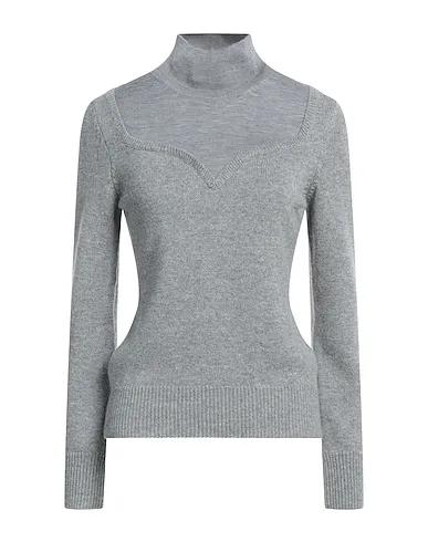 Grey Boiled wool Cashmere blend