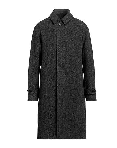 Grey Boiled wool Coat