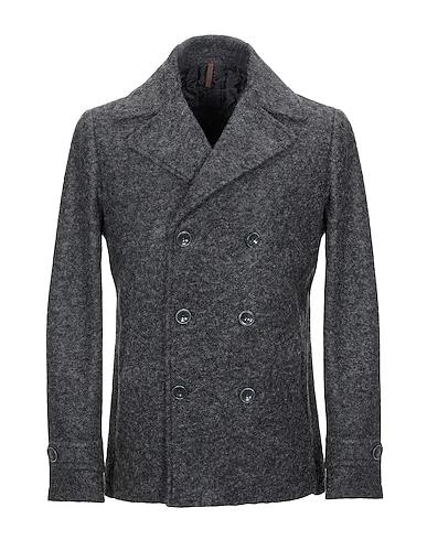 Grey Boiled wool Coat