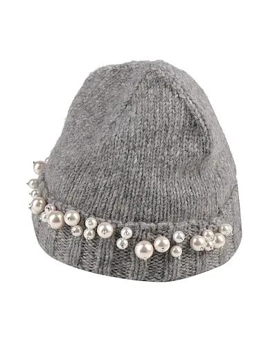 Grey Boiled wool Hat