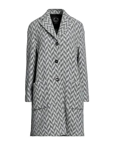 Grey Bouclé Coat