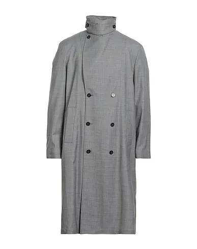 Grey Cool wool Full-length jacket