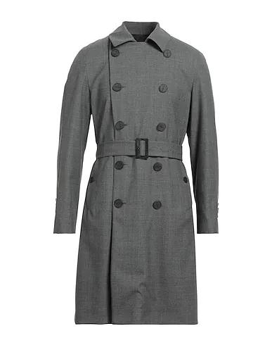 Grey Cool wool Full-length jacket