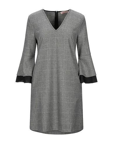 Grey Cool wool Short dress