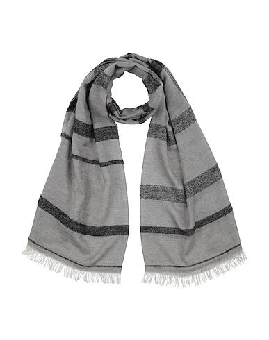 Grey Cotton twill Scarves and foulards