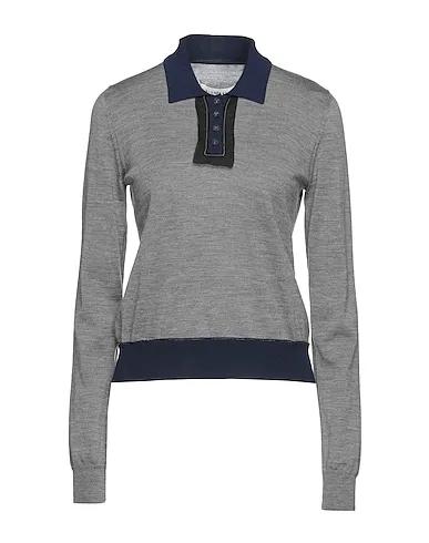 Grey Crêpe Sweater