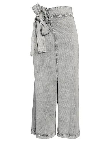 Grey Denim Casual pants