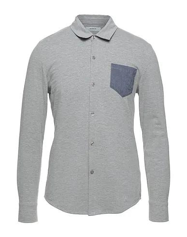 Grey Denim Patterned shirt