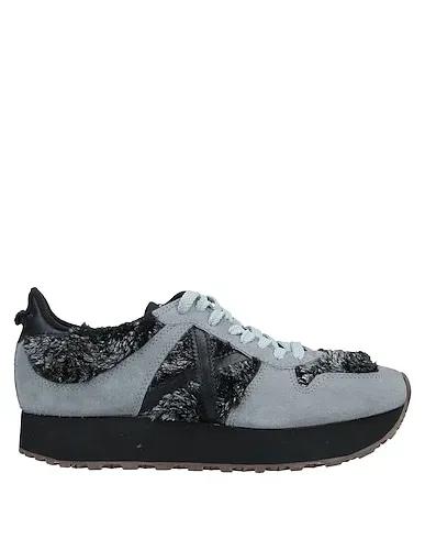 Grey Faux fur Sneakers
