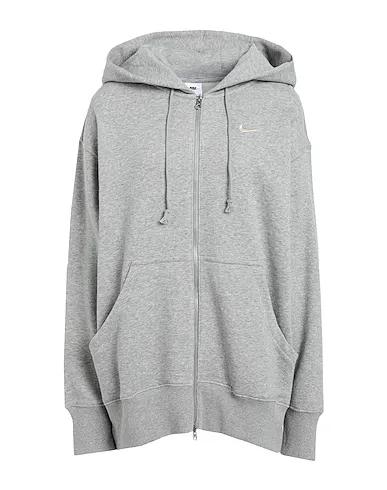 Grey Hooded sweatshirt Nike Sportswear Phoenix Fleece Women's Oversized Full-Zip Hoodie