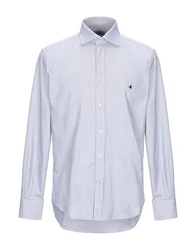 Grey Jacquard Checked shirt