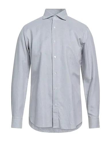 Grey Jacquard Checked shirt