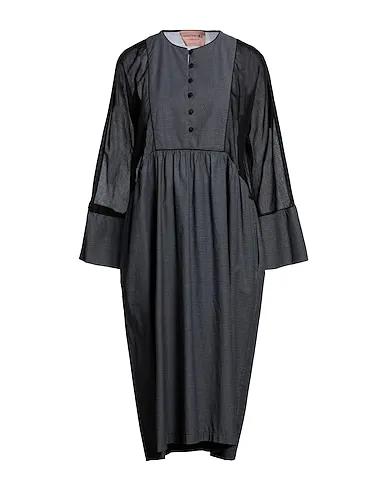 Grey Jacquard Midi dress