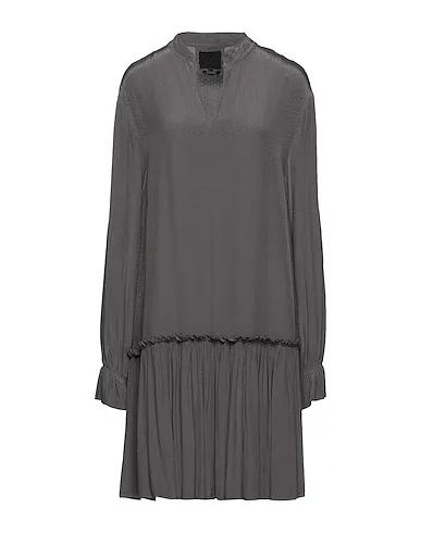Grey Jacquard Short dress