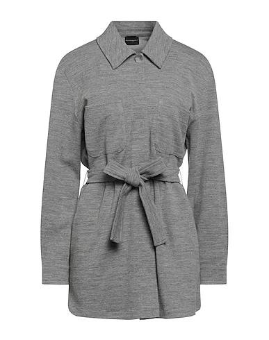 Grey Jersey Full-length jacket