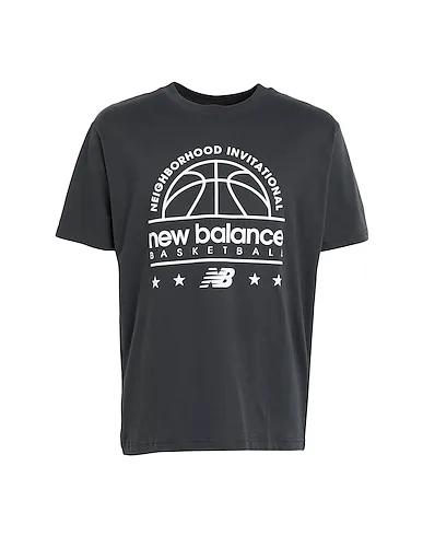 Grey Jersey Hoops Cotton Jersey Short Sleeve T-shirt
