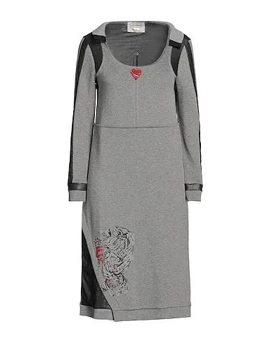 Grey Jersey Midi dress