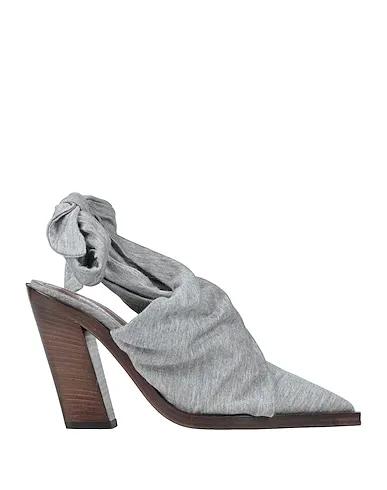 Grey Jersey Mules and clogs