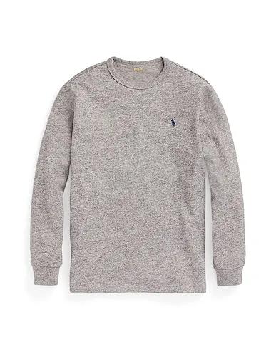 Grey Jersey T-shirt CLASSIC FIT JERSEY LONG-SLEEVE T-SHIRT
