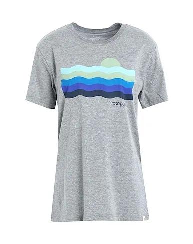 Grey Jersey T-shirt Disco Wave Organic Organic T-S	