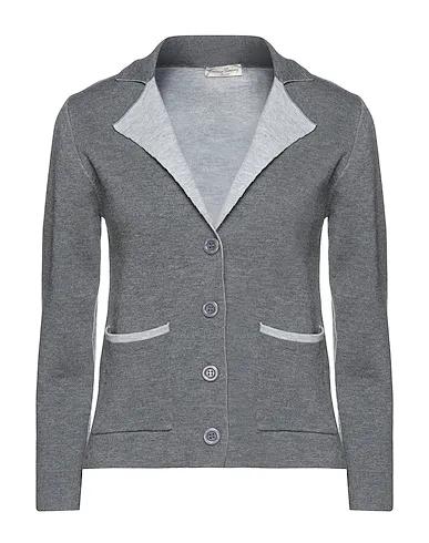 Grey Knitted Blazer