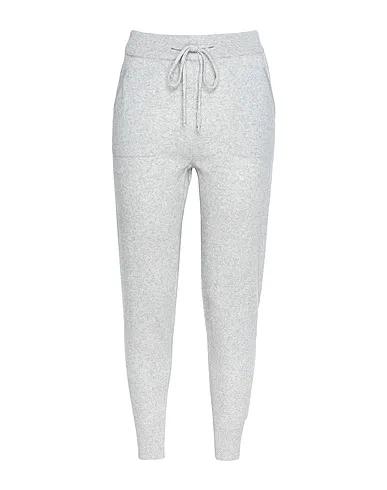 Grey Knitted Casual pants PULL-ON CASHMERE CUFFED PANTS
