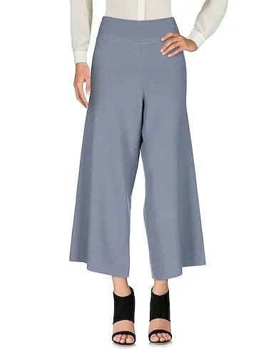 Grey Knitted Cropped pants & culottes