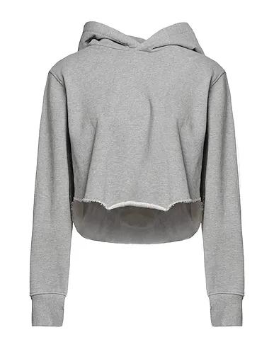 Grey Knitted Hooded sweatshirt