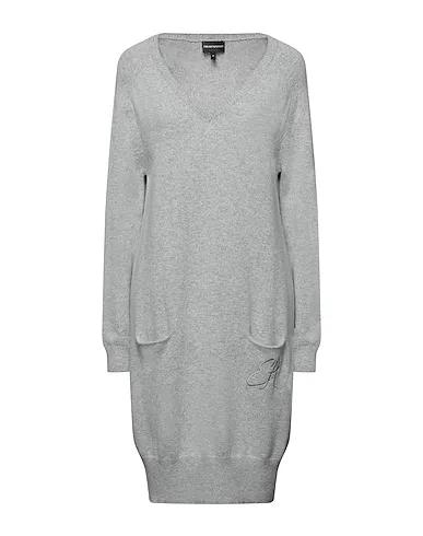 Grey Knitted Midi dress