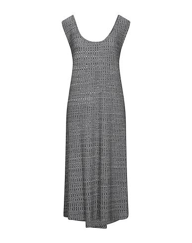 Grey Knitted Midi dress