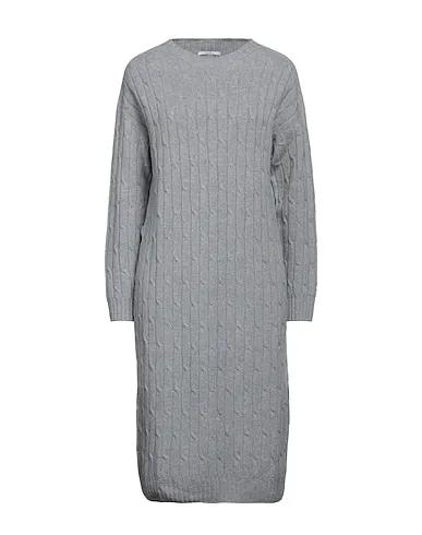 Grey Knitted Office dress