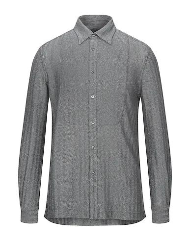 Grey Knitted Patterned shirt