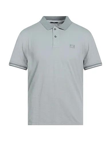 Grey Knitted Polo shirt