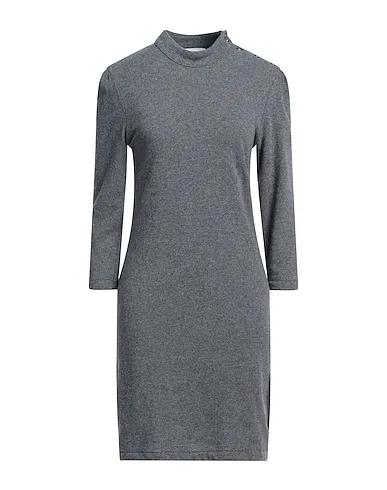 Grey Knitted Short dress