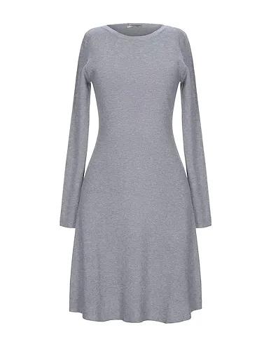 Grey Knitted Short dress